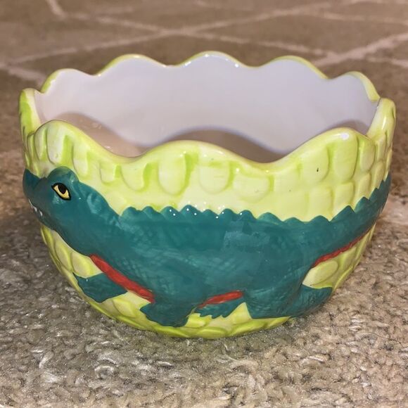 Tabasco Dinnerware Alligator Ceramic Dip Bowl - Picture 2 of 9